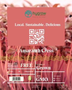 Amaranth cress by Hygrow farms